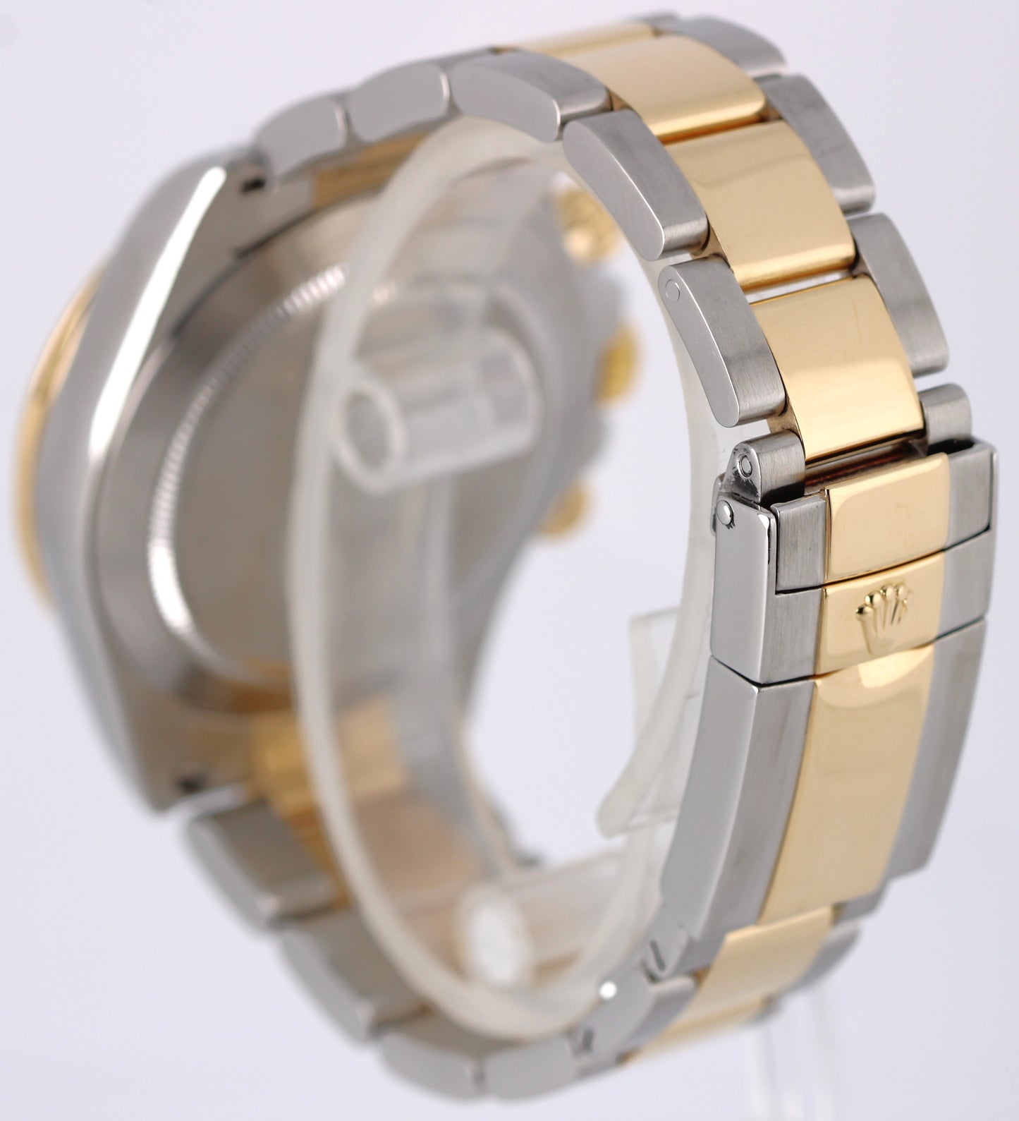 2005 PAPERS Rolex Daytona Cosmograph Two-Tone Gold White 40mm 116523 Watch BOX