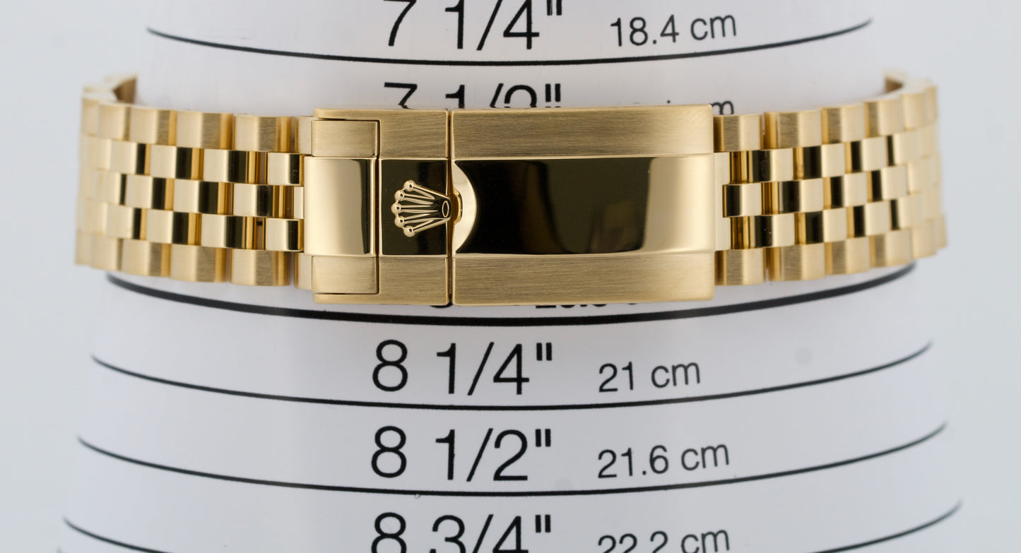2025 PAPERS Rolex GMT-Master II JUBILEE 18K Yellow 126718 GRNR 40mm Watch BOX