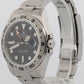 2013 Rolex Explorer II 216570 Black Orange Stainless Steel 42mm Watch Box Papers