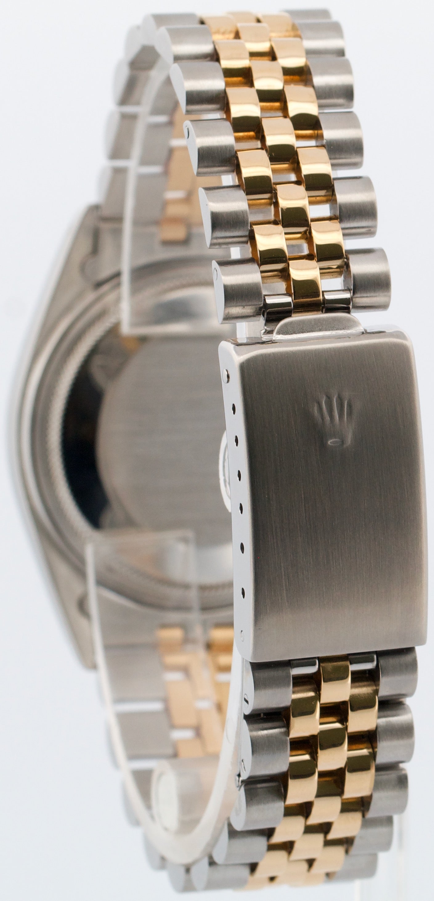 PAPERS Rolex DateJust 36mm BLUE Two-Tone 18K Yellow Gold Steel JUBILEE 16013 BOX