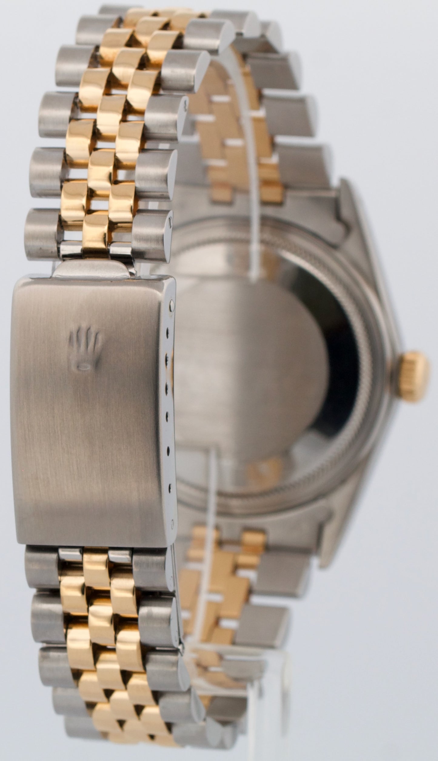 PAPERS Rolex DateJust 36mm BLUE Two-Tone 18K Yellow Gold Steel JUBILEE 16013 BOX