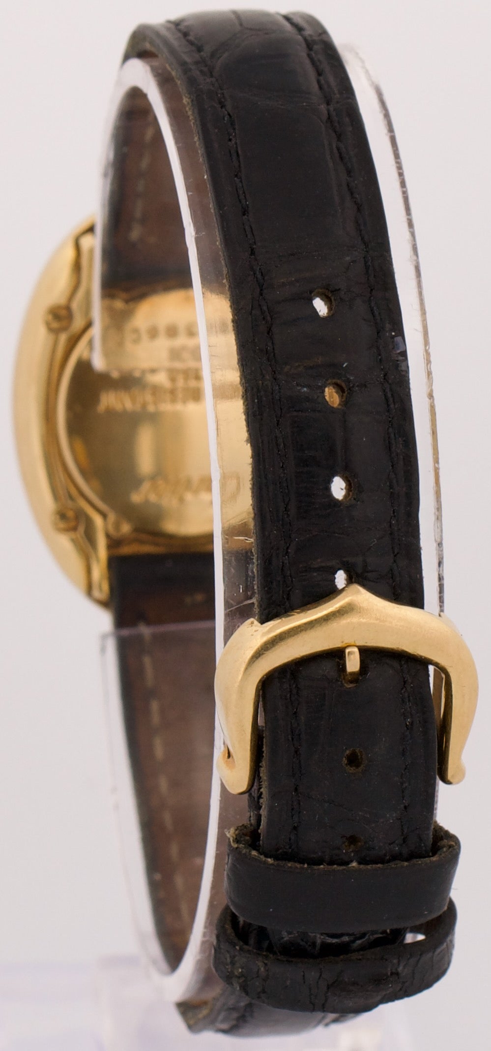 Ladies Cartier Baignoire IVORY ROMAN 18K Yellow Gold Quartz 23mm 1954 W1506056