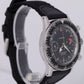 Men's Vintage Croton Chronomaster Aviator 38mm Black Chronograph Watch 105-25249
