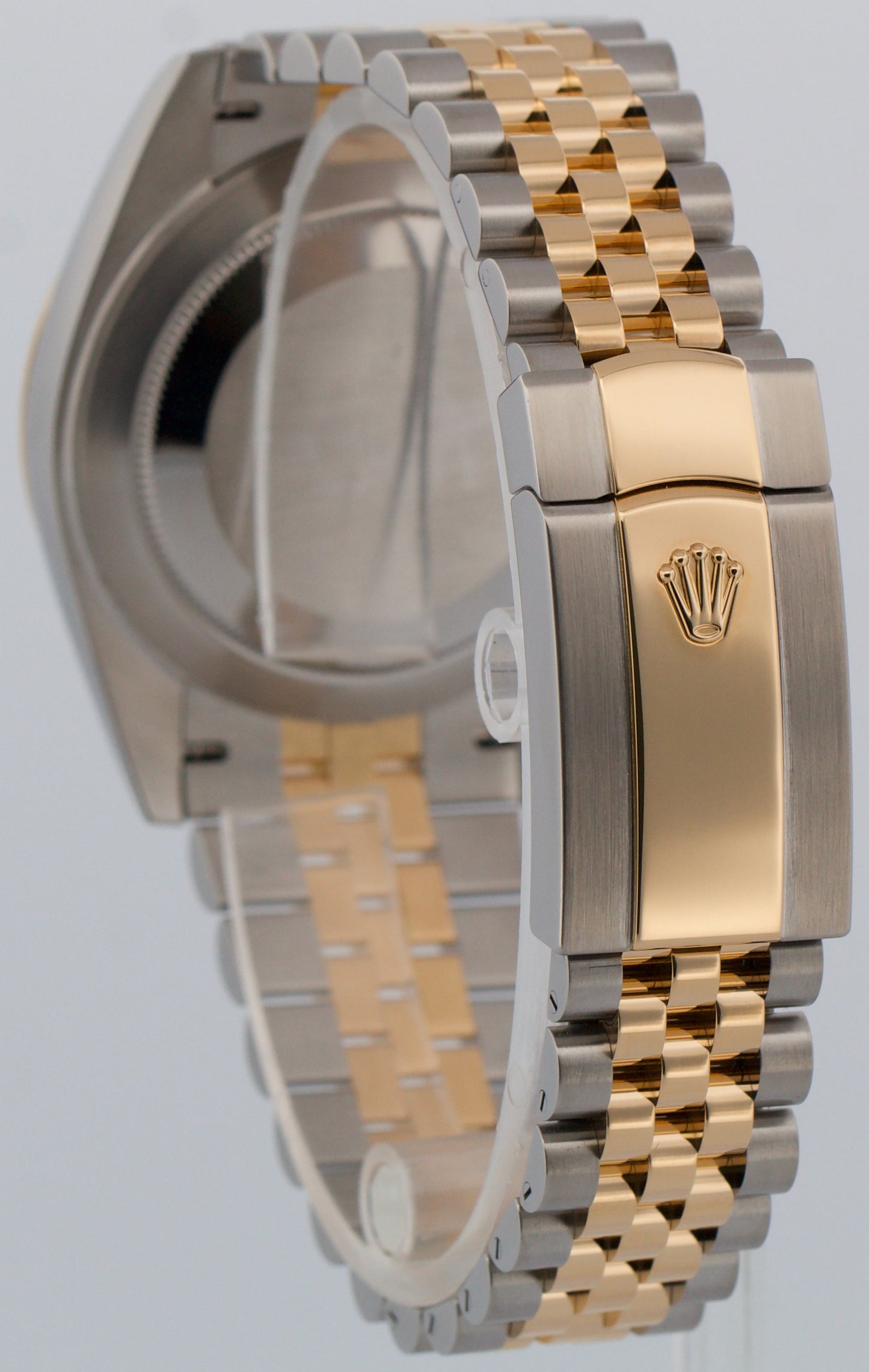 2024 PAPERS Rolex DateJust 41 BLACK 18K Gold Steel JUBILEE 41mm 126333 Watch BOX