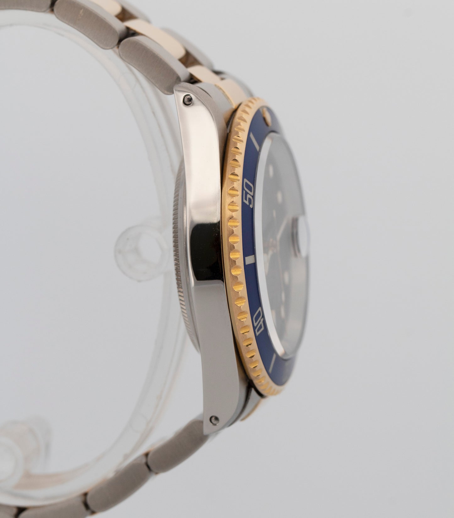 Rolex Submariner BLUE Two-Tone 18K Yellow Gold Steel 40mm 16613 LB Watch