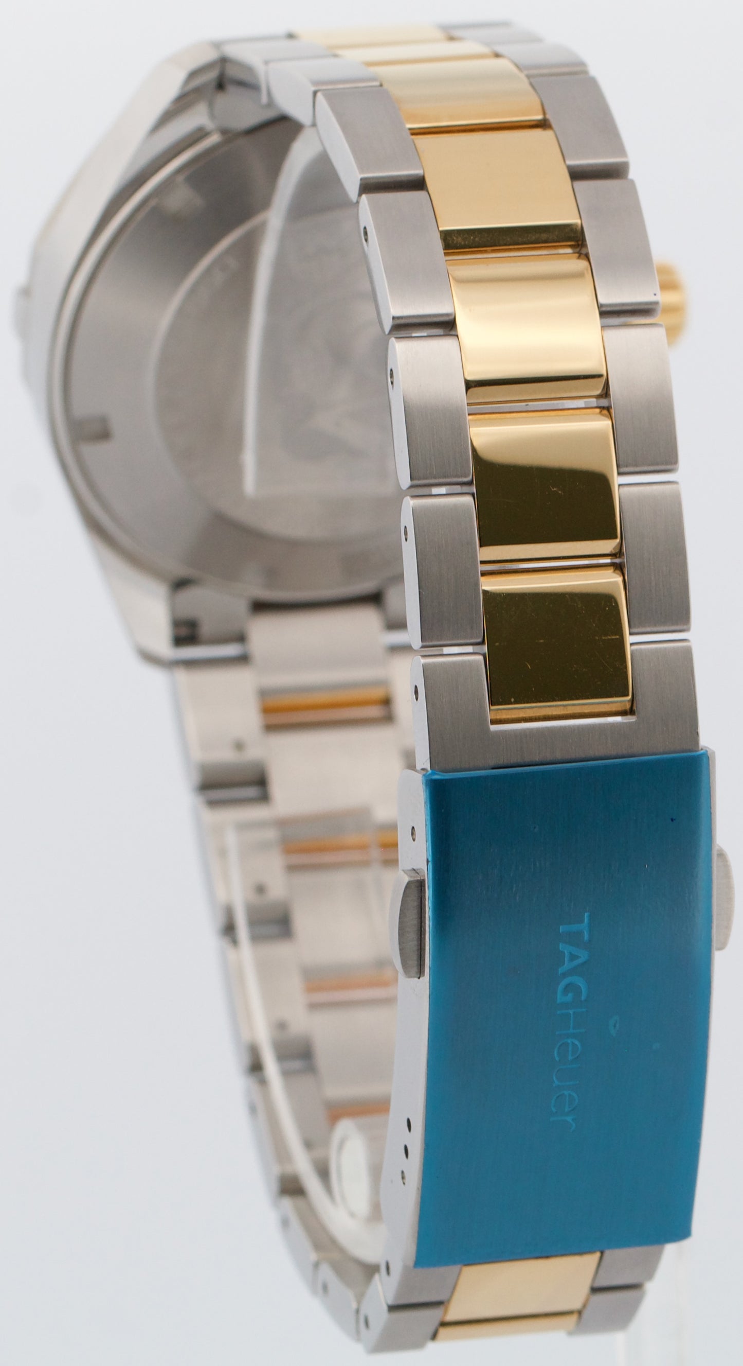 Tag Heuer Aquaracer IVORY Stainless Steel Gold 41mm Quartz WAY1120.BB0930 Watch