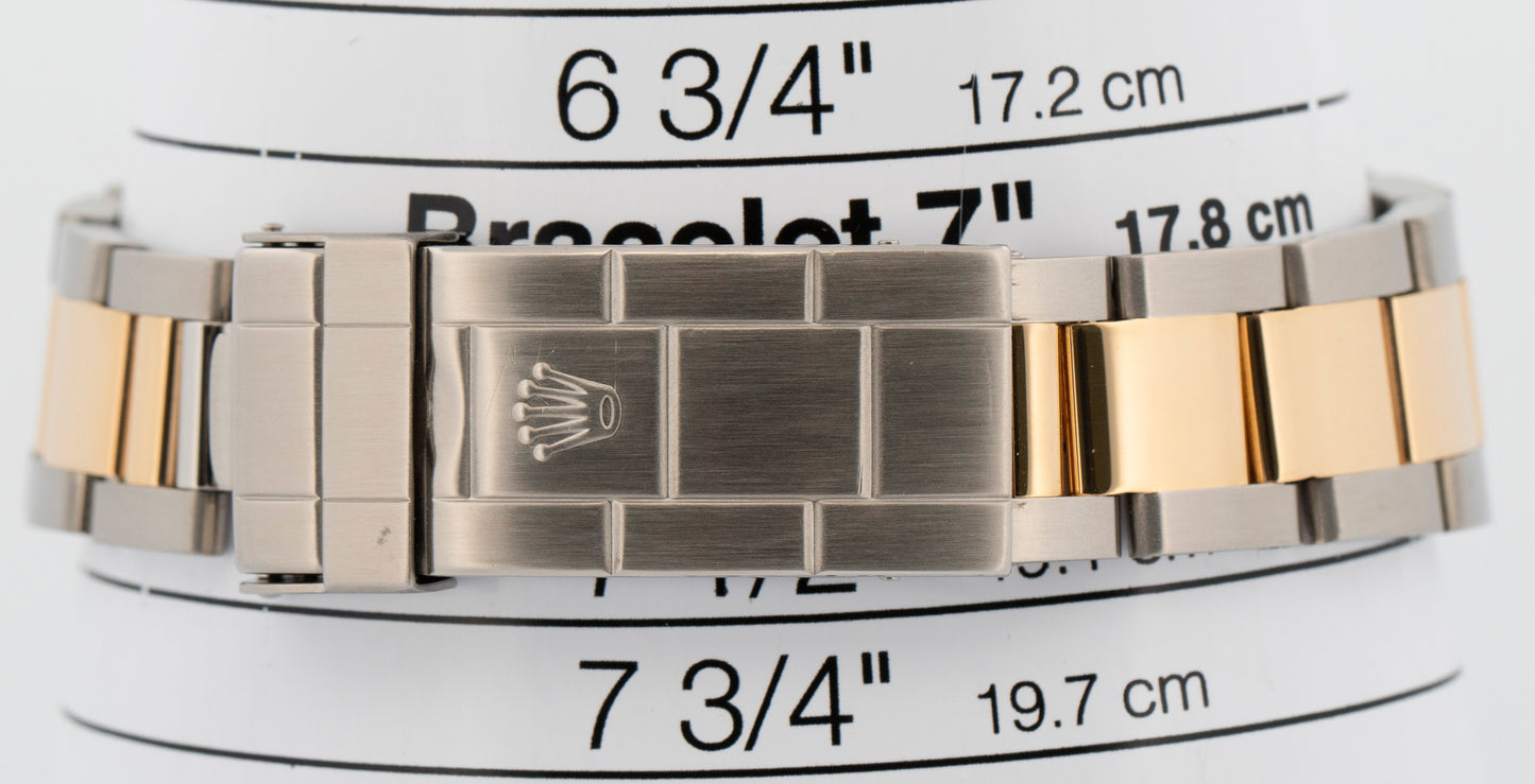 Rolex Submariner BLUE Two-Tone 18K Yellow Gold Steel 40mm 16613 LB Watch