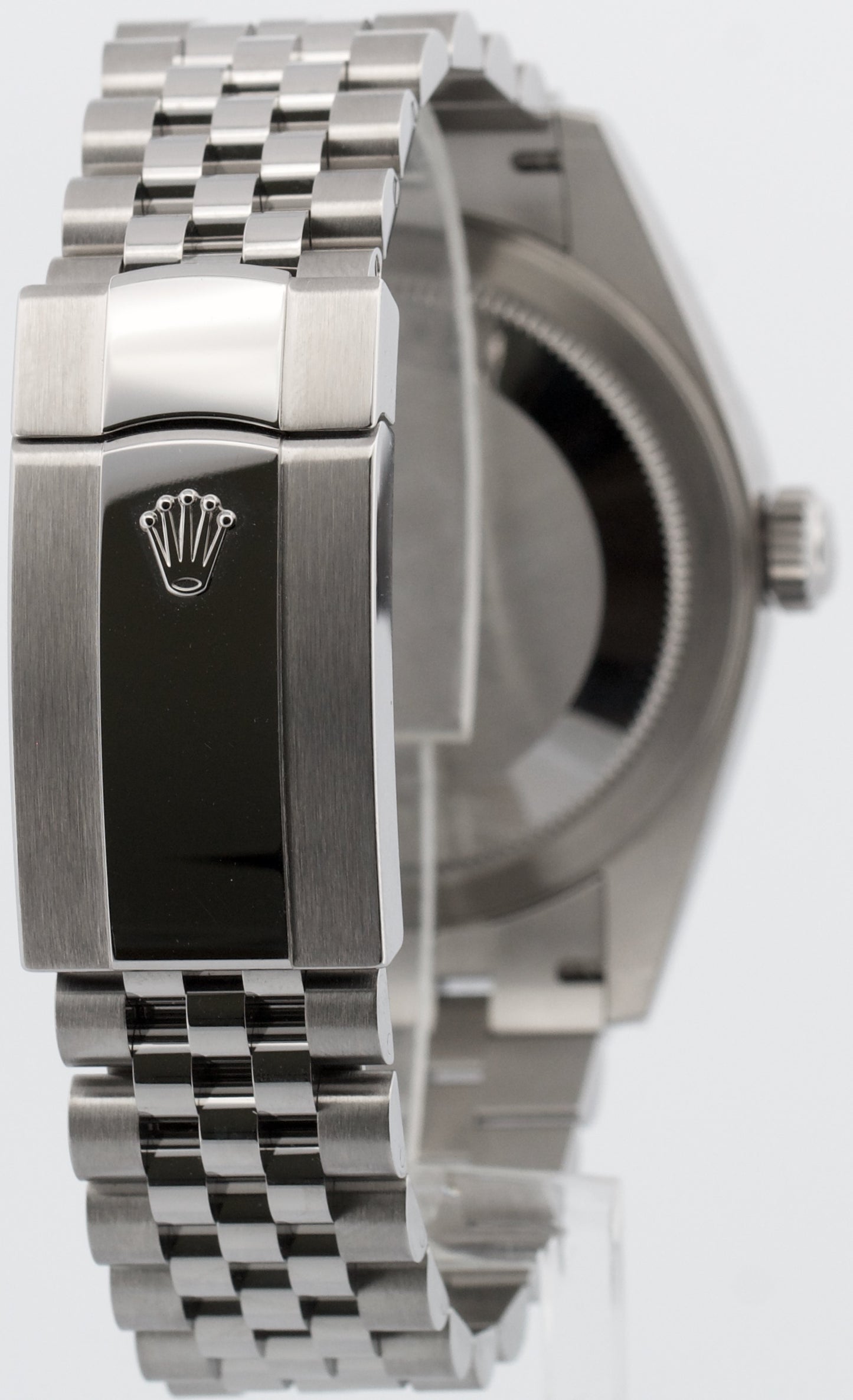 Rolex Sky-Dweller BLUE Stainless Steel 18K White Gold 42mm JUBILEE 326934 BOX