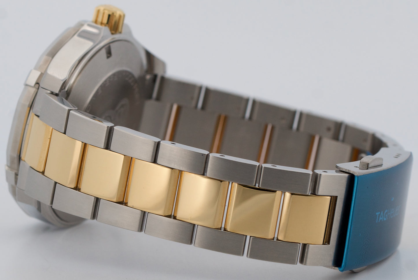 Tag Heuer Aquaracer IVORY Stainless Steel Gold 41mm Quartz WAY1120.BB0930 Watch