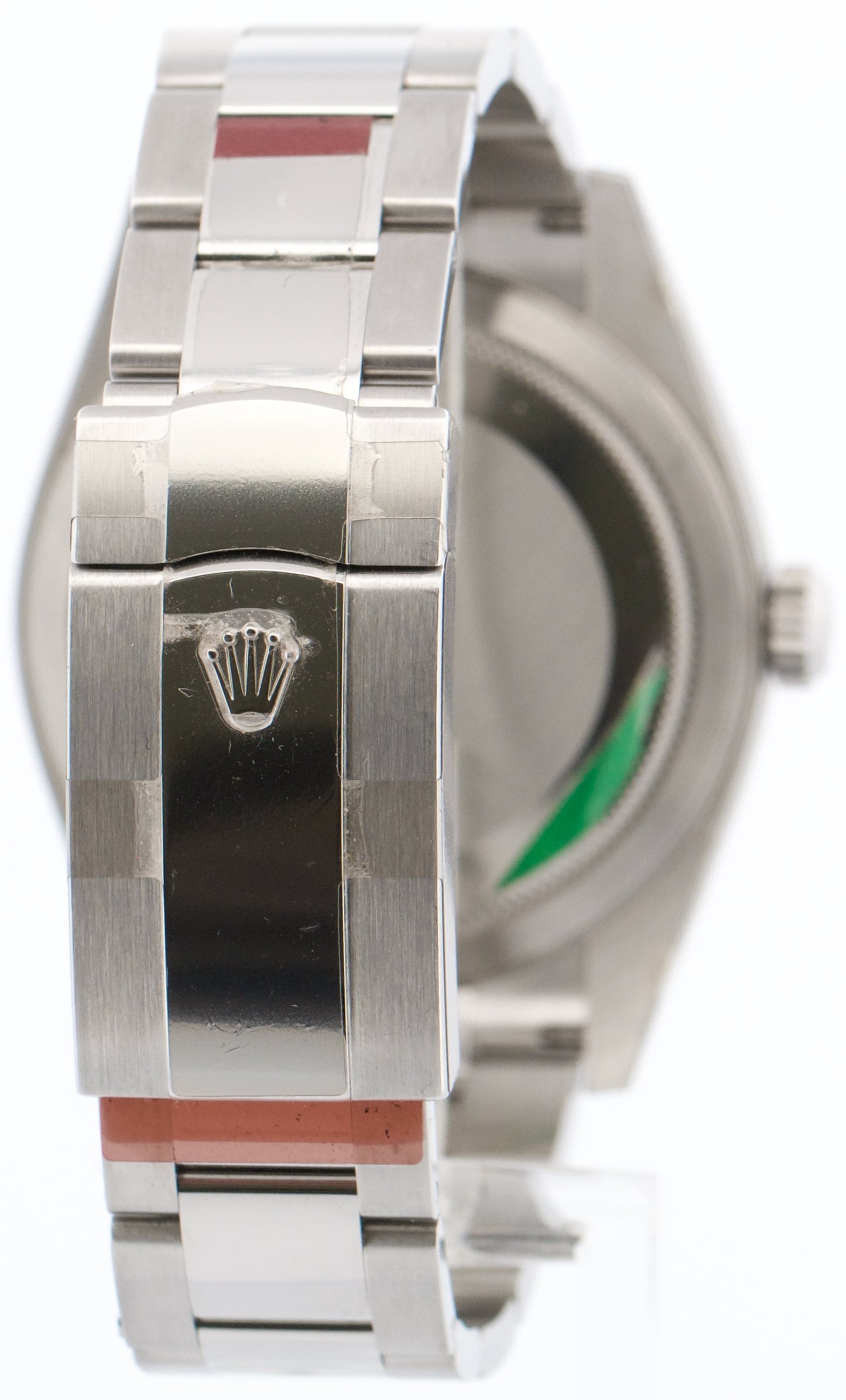 STICKERED Rolex Sky-Dweller 326934 BLUE 42mm Steel OYSTER 18K Gold Watch BOX