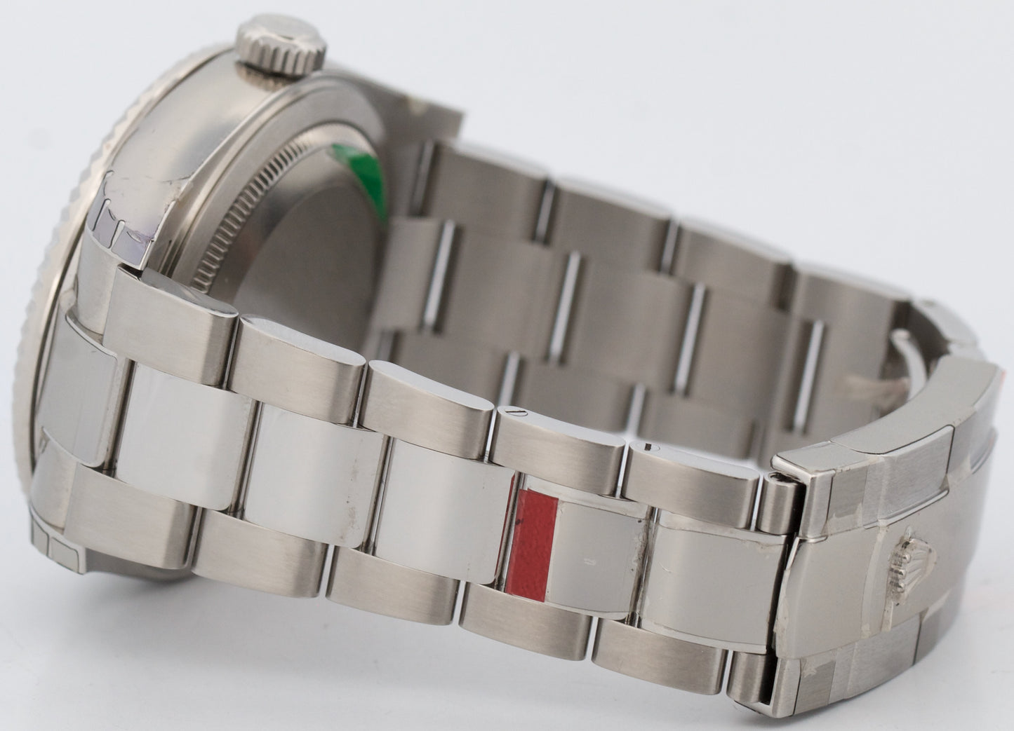 STICKERED Rolex Sky-Dweller 326934 BLUE 42mm Steel OYSTER 18K Gold Watch BOX