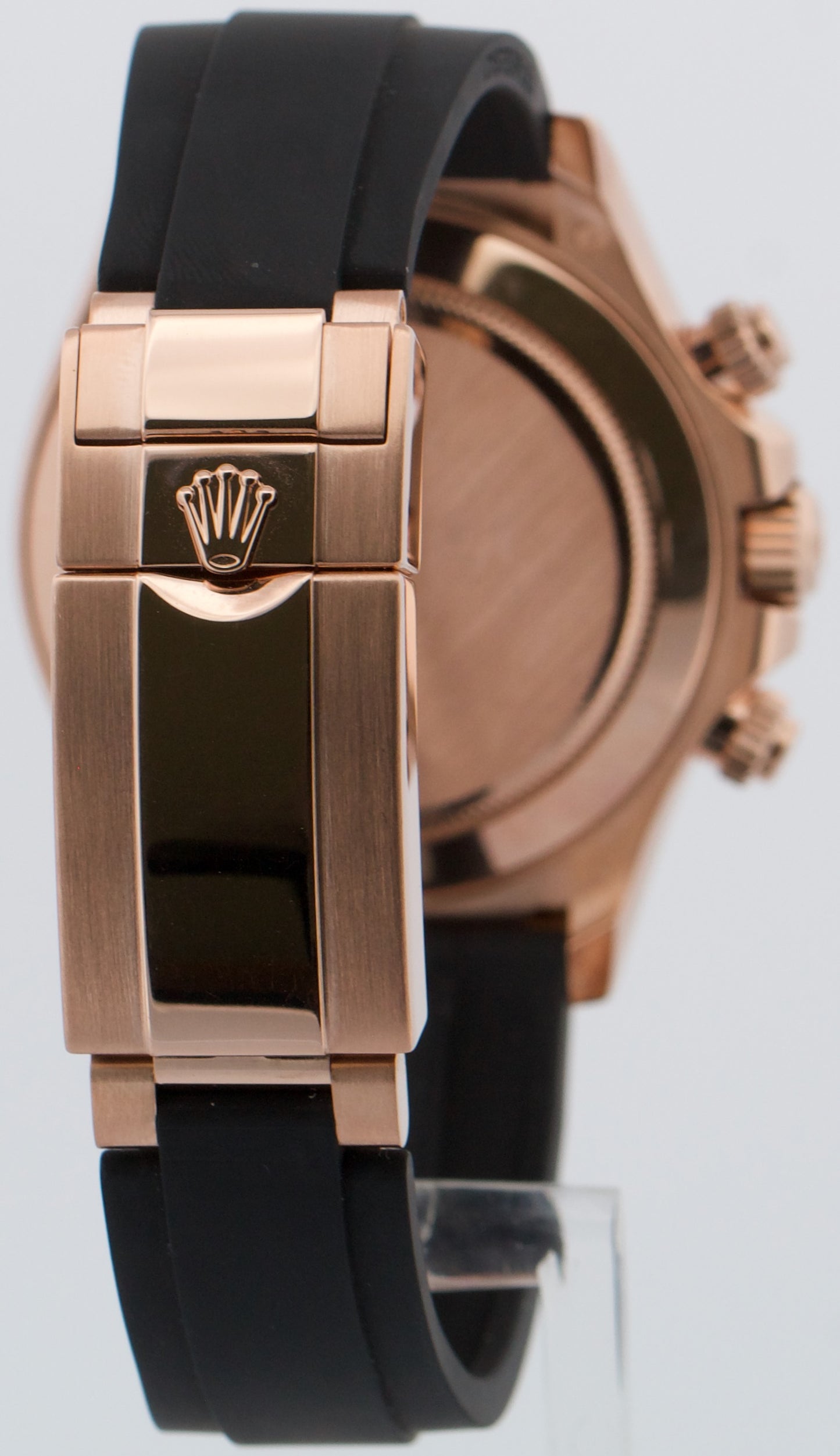 2023 Rolex Daytona CHOCOLATE Brown 18K Rose Gold 40mm Oysterflex 116515 LN BOX