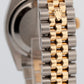 Rolex DateJust WHITE Pyramid Two-Tone Yellow Gold Steel 36mm 116233 Watch