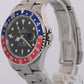 Rolex GMT-Master II 16710 40mm Pepsi Blue Red Rectangle Dial Steel Oyster Watch