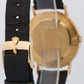 Rolex Cellini WHITE ROMAN 18K Yellow Gold Manual Black Leather 32mm 4112 Watch