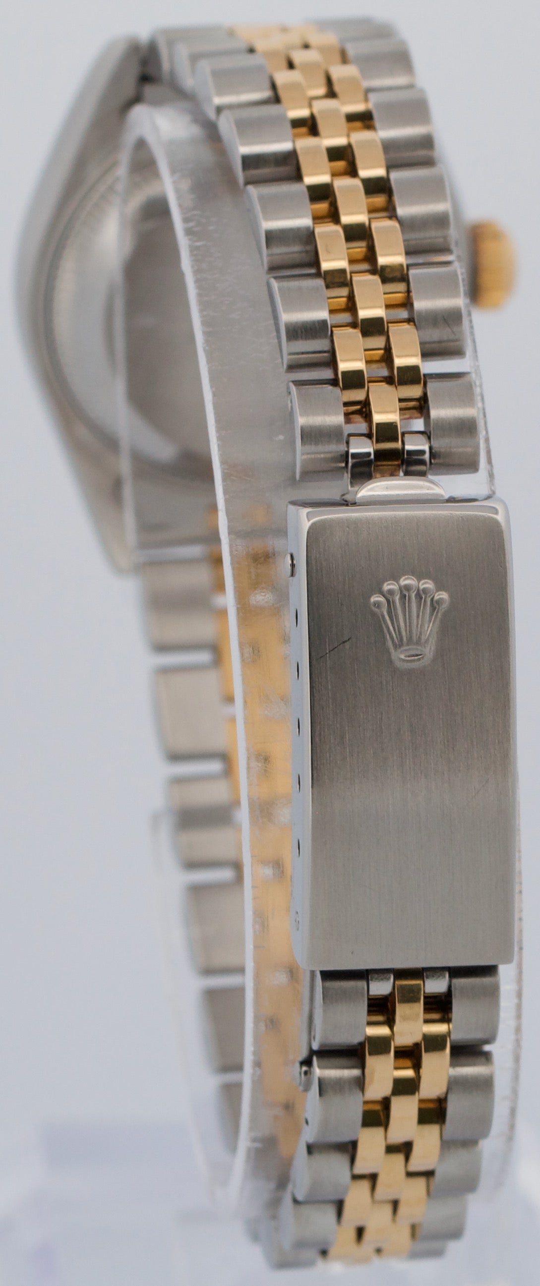 PAPERS Ladies Rolex DateJust BLUE VIGNETTE DIAMOND 18K Jubilee 26mm 79173 BOX