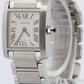 2021 PAPERS Cartier Tank Francaise 20mm IVORY Quartz Steel W51008Q3 3217 BOX