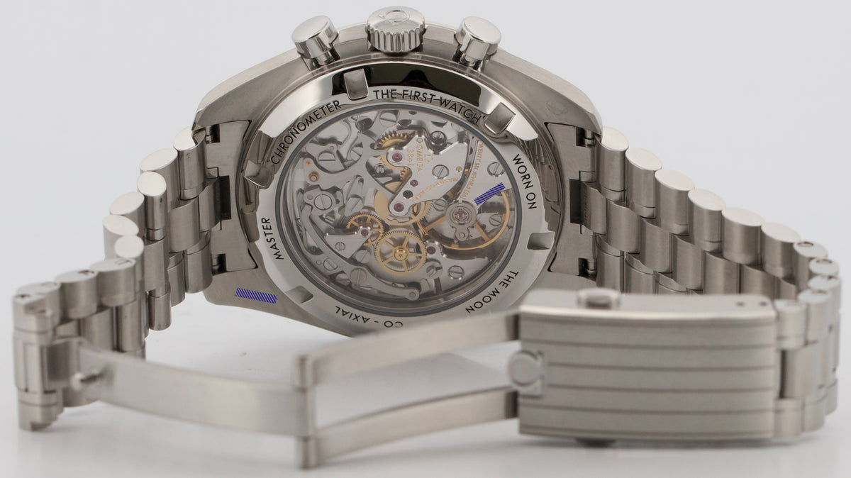 Omega Speedmaster 310.30.42.50.01.002 Sapphire Sandwich Steel Watch Box Papers