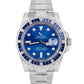 MINT Rolex Submariner Date Blue Dial DIAMOND SAPPHIRE 40mm Oyster Watch 116610