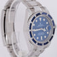 MINT Rolex Submariner Date Blue Dial DIAMOND SAPPHIRE 40mm Oyster Watch 116610