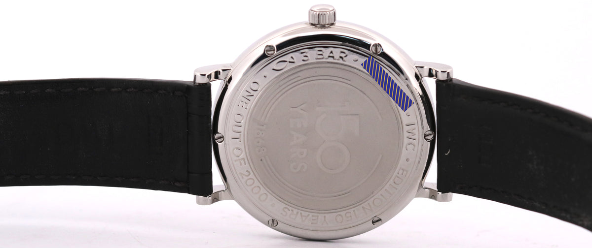 IWC Portofino IW356518 150 Years Blue Stainless Steel Automatic 40mm Watch