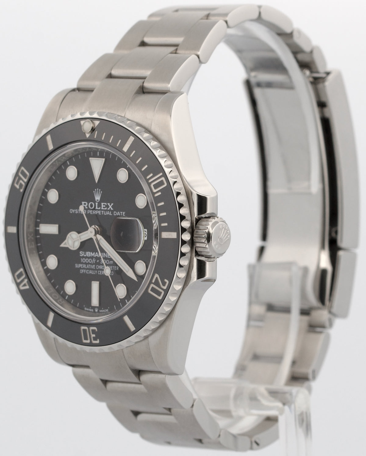 Rolex Submariner Date 126610 LN Black Ceramic Stainless Steel 41mm Watch