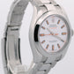 2024 CPO Rolex Milgauss 116400 White Orange Stainless Steel 40mm Watch Papers