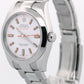 2024 CPO Rolex Milgauss 116400 White Orange Stainless Steel 40mm Watch Papers