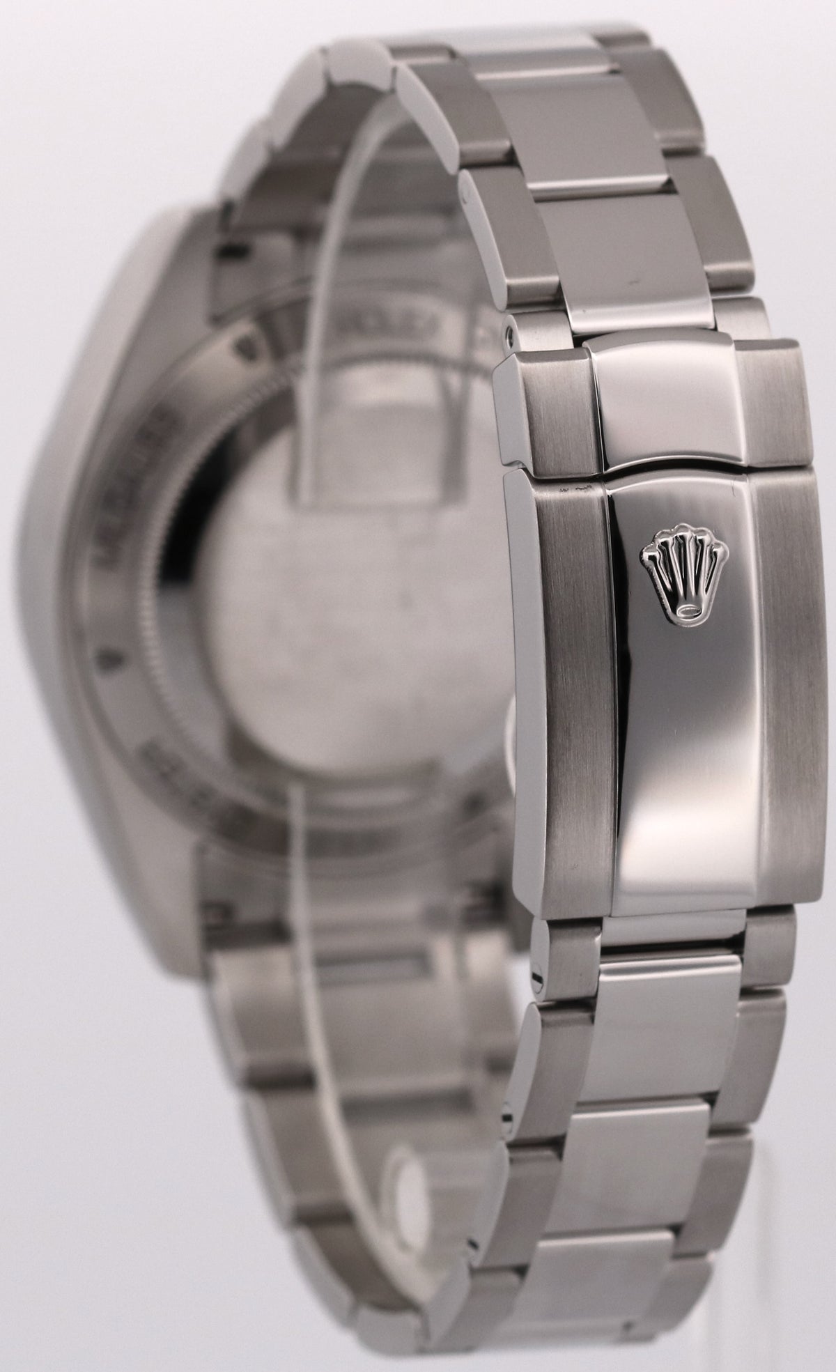 2024 CPO Rolex Milgauss 116400 White Orange Stainless Steel 40mm Watch Papers