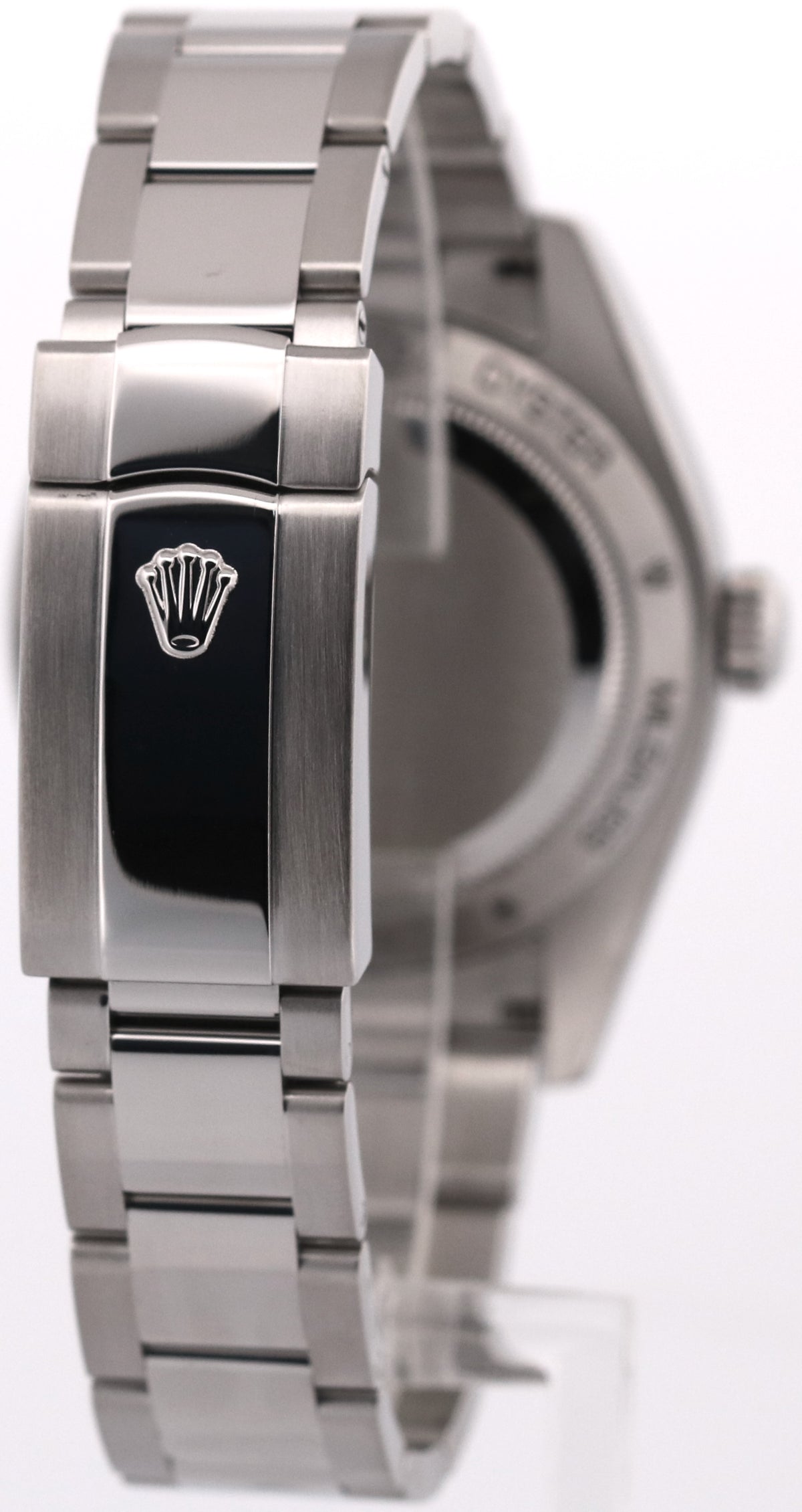 2024 CPO Rolex Milgauss 116400 White Orange Stainless Steel 40mm Watch Papers