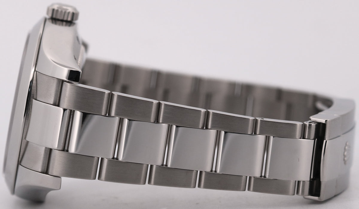 2024 CPO Rolex Milgauss 116400 White Orange Stainless Steel 40mm Watch Papers
