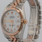 2006 Rolex DateJust 36mm MOP Roman 18K Rose Gold Steel Jubilee 116231 Box Papers