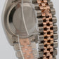 2006 Rolex DateJust 36mm MOP Roman 18K Rose Gold Steel Jubilee 116231 Box Papers