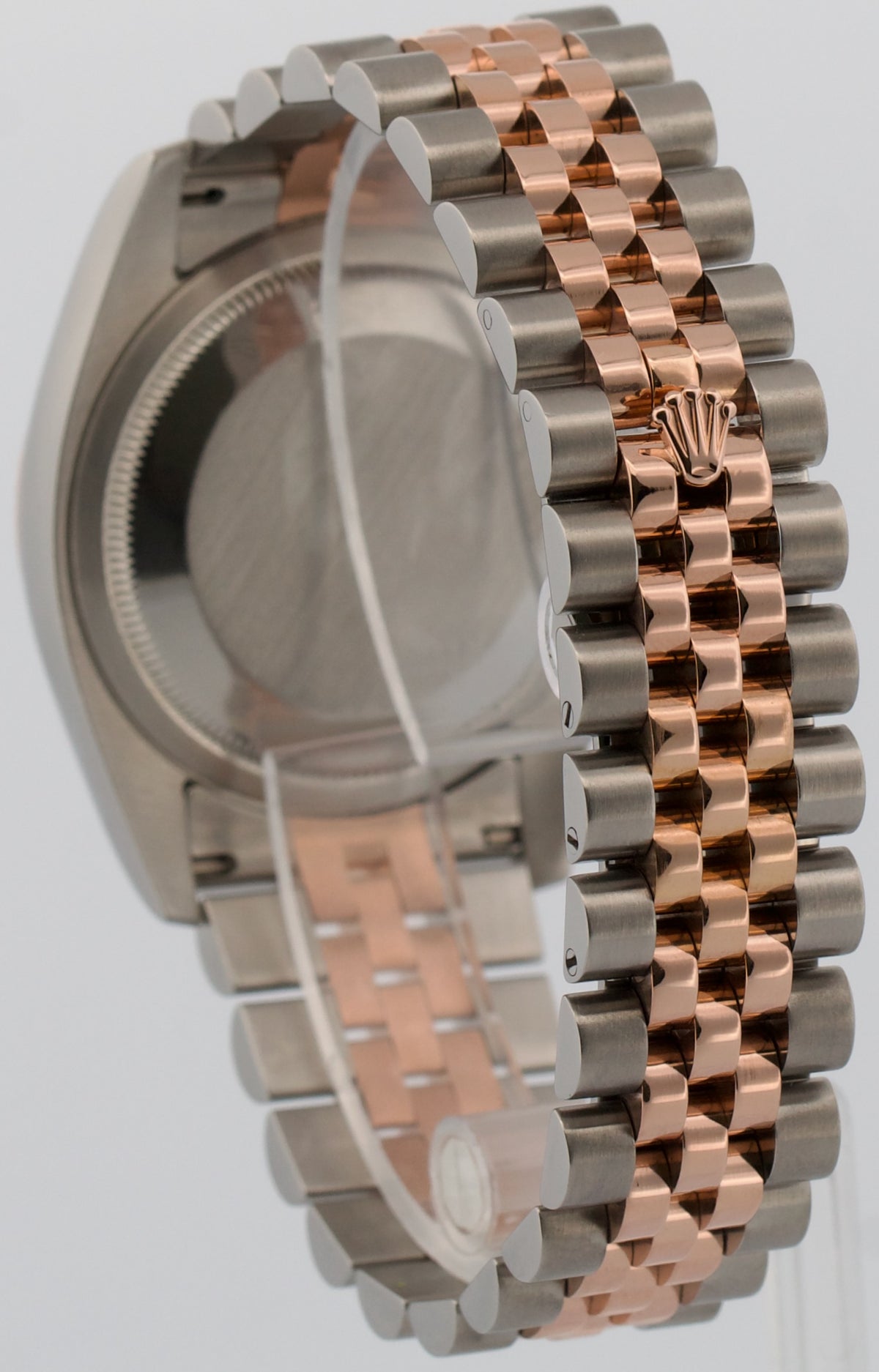 2006 Rolex DateJust 36mm MOP Roman 18K Rose Gold Steel Jubilee 116231 Box Papers