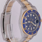 MINT PAPERS Rolex Submariner Date Two-Tone 18K Gold Steel Ceramic 116613 LB BOX