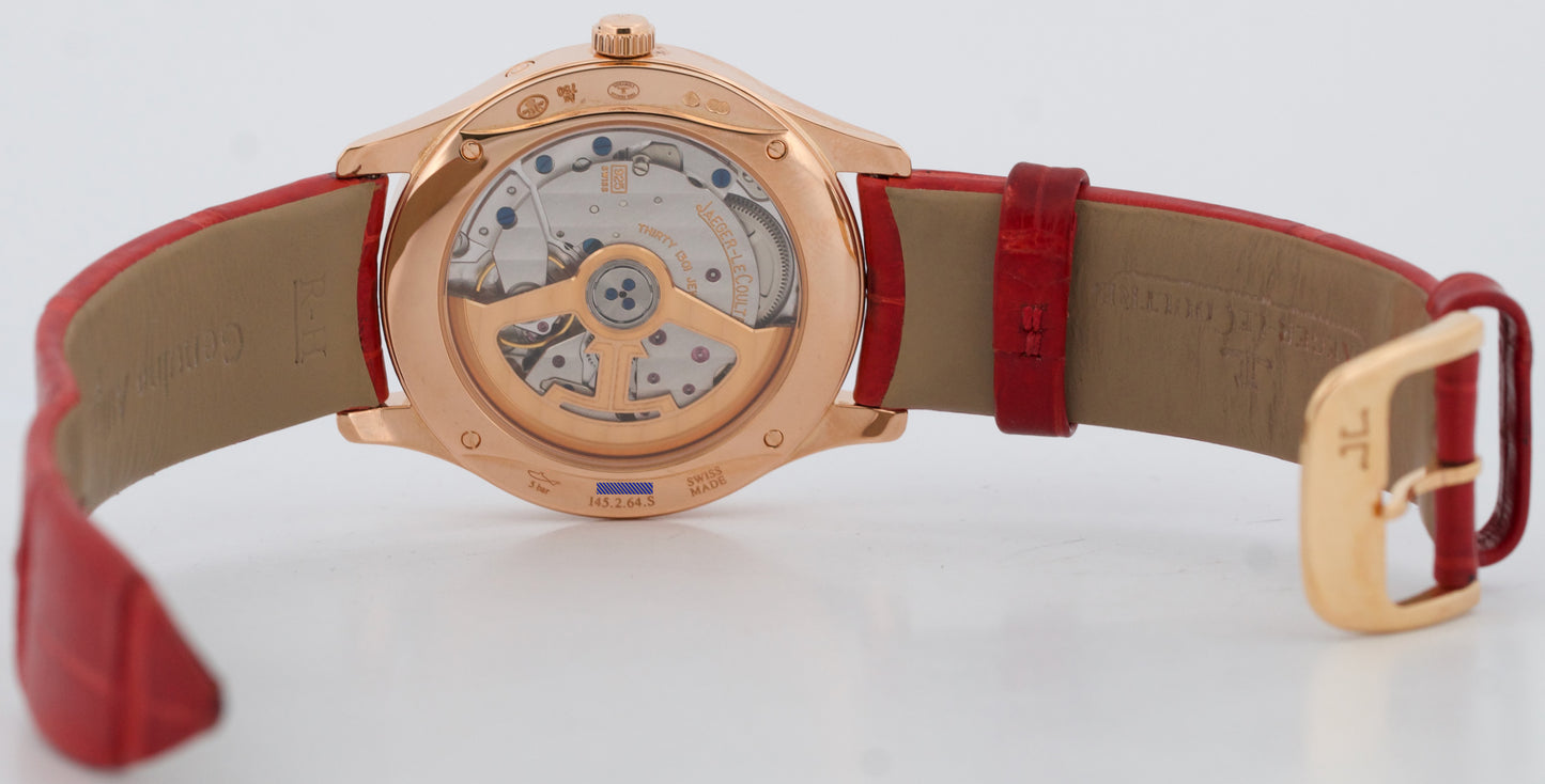 PAPERS Jaeger LeCoultre Master Ultra Thin 18K Rose Gold 34mm Q1252520 145.2.64.S
