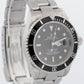 Rolex Submariner Date BLACK NO-HOLES Stainless Steel Dive 40mm 16610 Watch