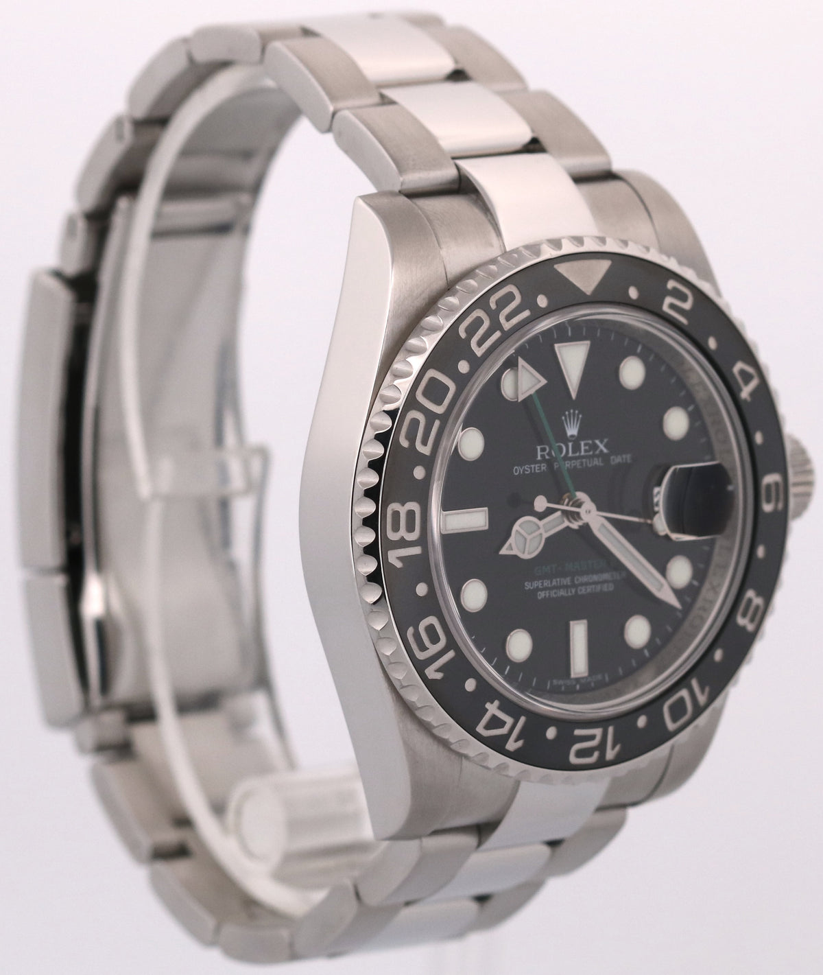 Rolex GMT-Master II 116710 LN Black Green Steel Ceramic Oyster 40mm Watch Box