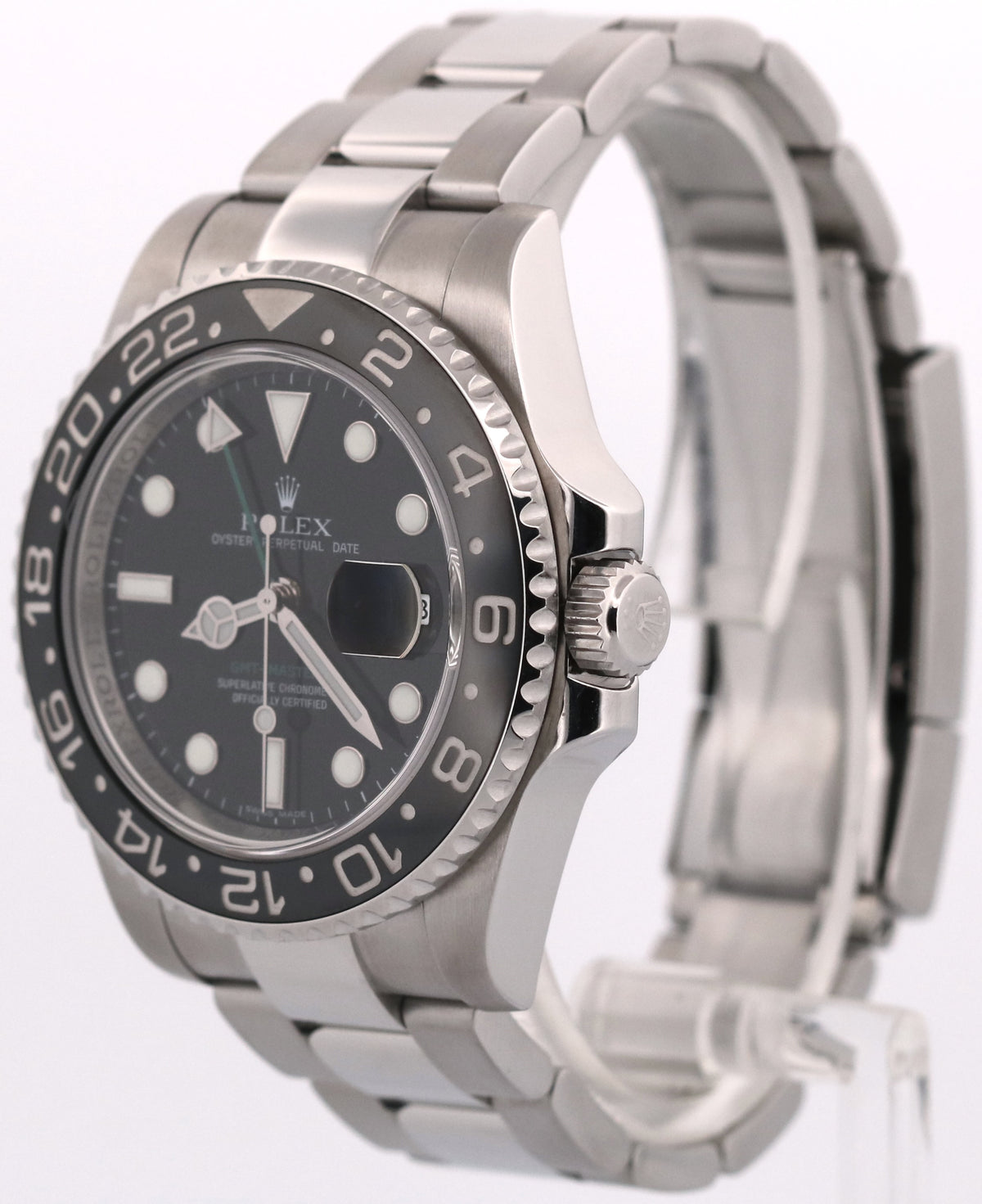 Rolex GMT-Master II 116710 LN Black Green Steel Ceramic Oyster 40mm Watch Box
