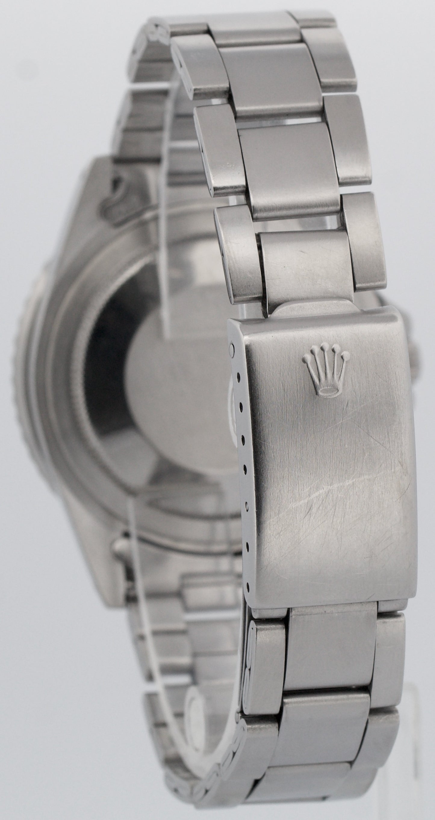 VINTAGE PAPERS Rolex GMT-Master Red Blue PEPSI Black Oyster LONG-E 40mm 1675 BOX