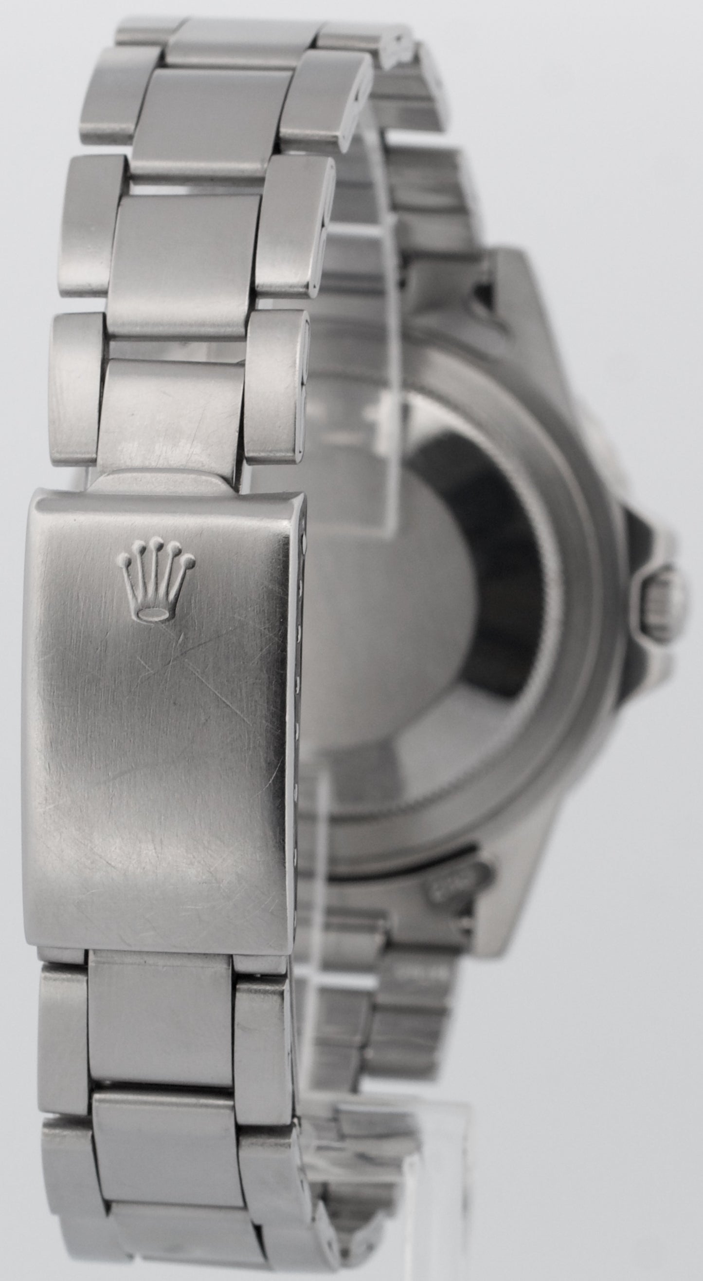 VINTAGE PAPERS Rolex GMT-Master Red Blue PEPSI Black Oyster LONG-E 40mm 1675 BOX