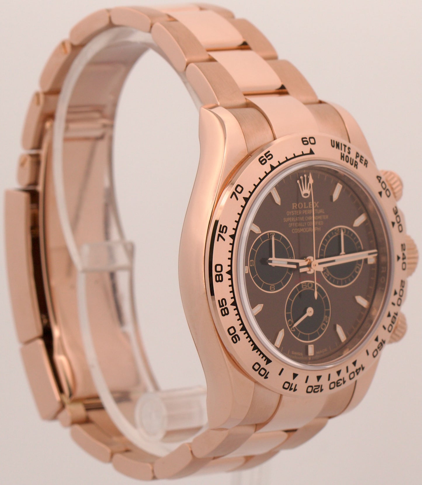 2025 PAPERS Rolex Daytona CHOCOLATE Brown 40mm 18K Rose Gold 40mm 126505 BOX