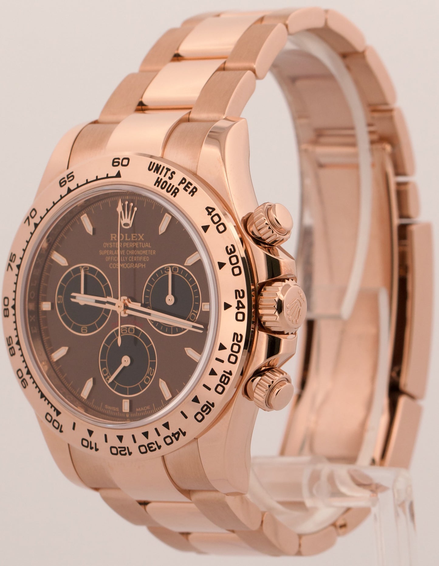 2025 PAPERS Rolex Daytona CHOCOLATE Brown 40mm 18K Rose Gold 40mm 126505 BOX