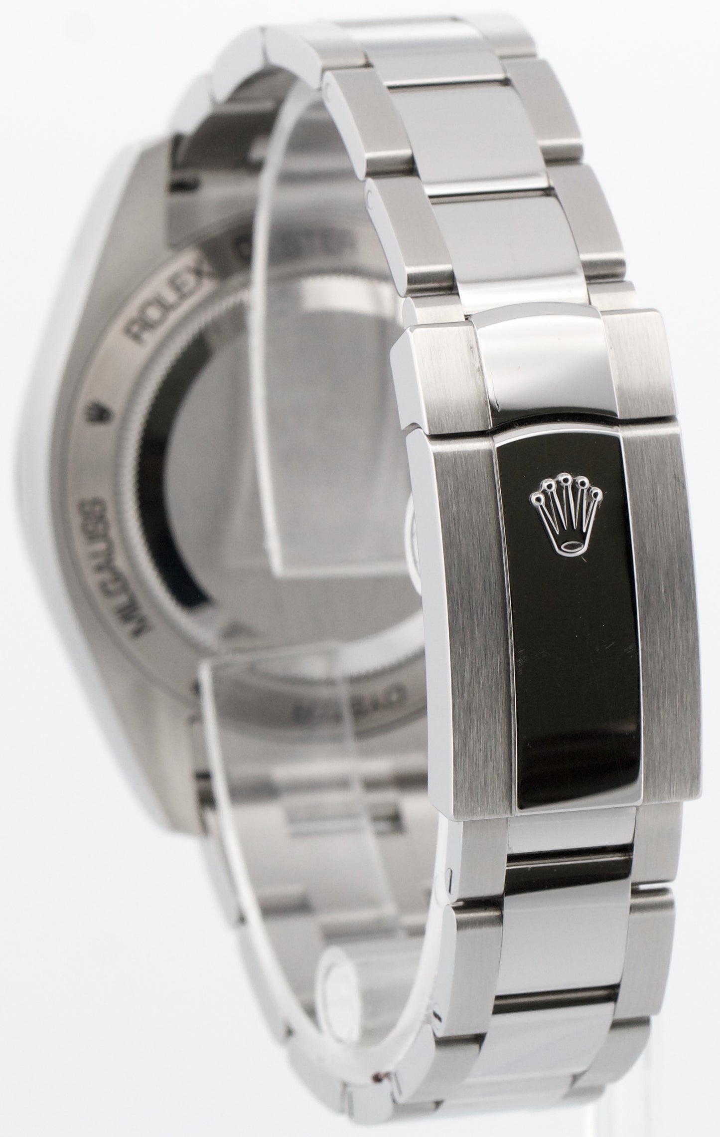 2021 PAPERS Rolex Milgauss BLUE 40mm Steel Z-Blue Green 116400 GV Steel BOX