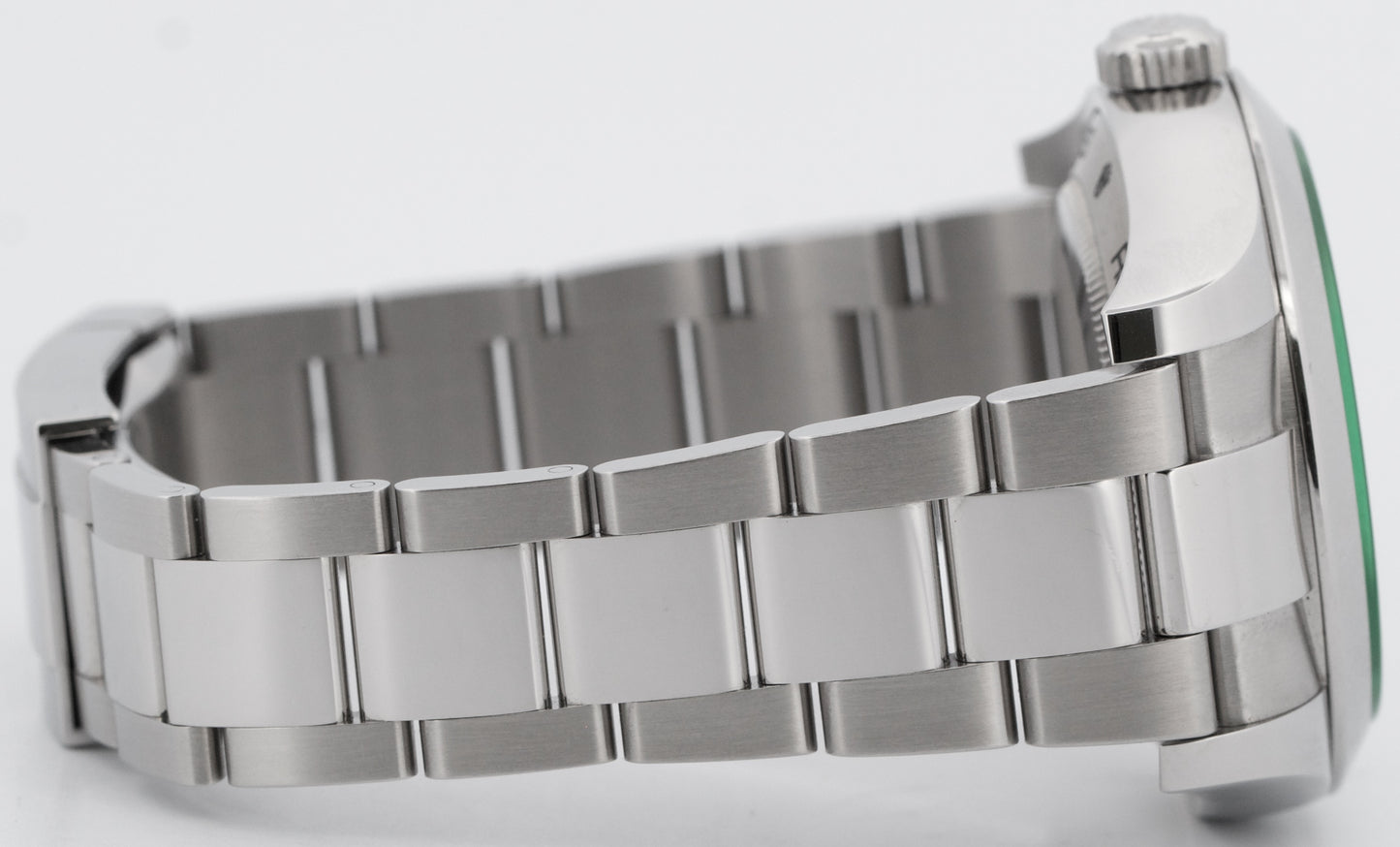 2021 PAPERS Rolex Milgauss BLUE 40mm Steel Z-Blue Green 116400 GV Steel BOX