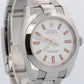 2022 PAPERS Rolex Milgauss WHITE Orange Stainless Steel 40mm Watch 116400 BOX