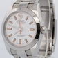 2022 PAPERS Rolex Milgauss WHITE Orange Stainless Steel 40mm Watch 116400 BOX