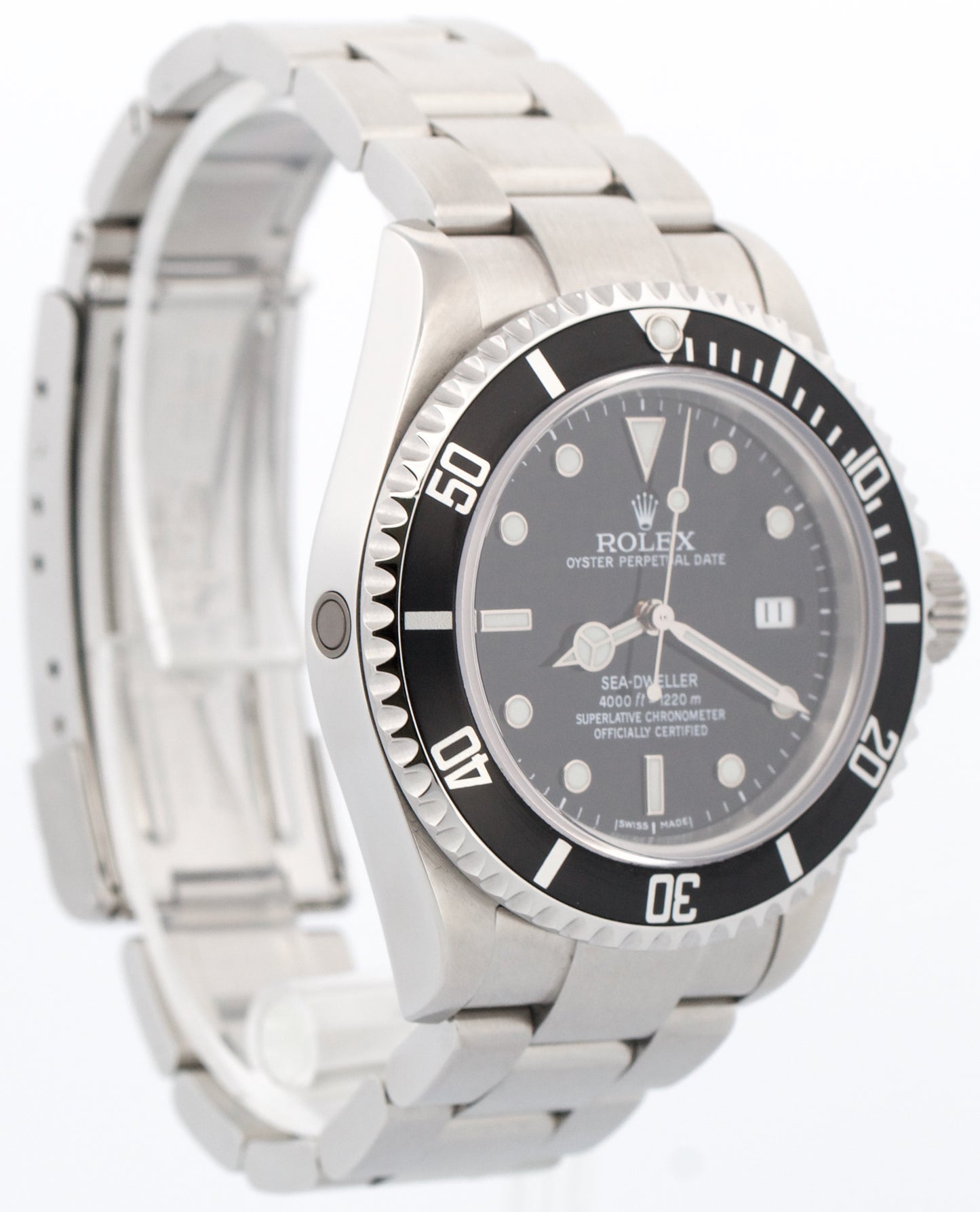 2025 RSC PAPERS Rolex Sea-Dweller Black 40mm Stainless Steel Watch 16600 BOX