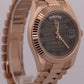 2012 Rolex Day-Date II President 218235 41mm Chocolate Wave 18K Gold Box Papers