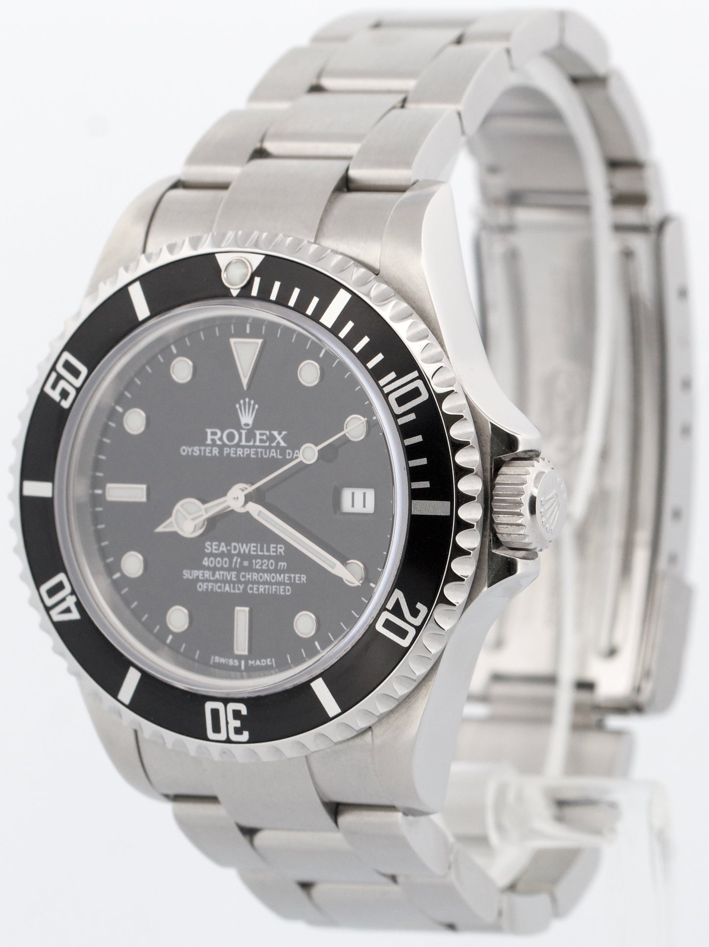 2025 RSC PAPERS Rolex Sea-Dweller Black 40mm Stainless Steel Watch 16600 BOX